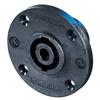 Connettore Speakon NEUTRIK NTR-NL4MPR da pannello, 4 poli, Colore: Nero, Materiale PVC.